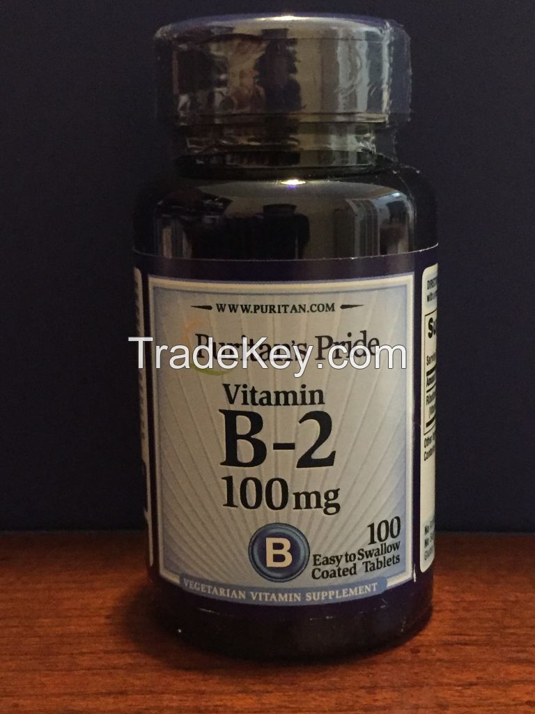 Vitamin B-2 100 Capsules 