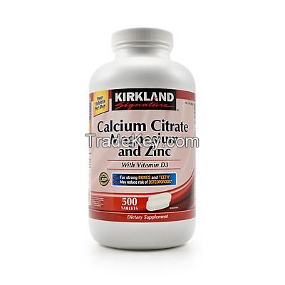 Kirkland Calcium Citrate Magnesium and Zinc 