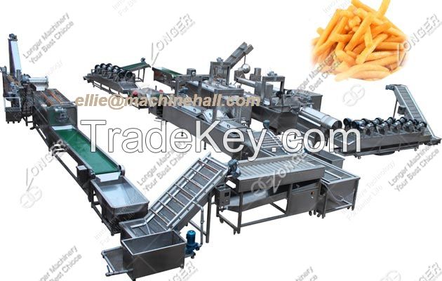 Automatic Frozen French Fries Production Line|French Fries Production Line