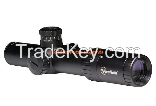 GF0039B Golden Future Close Combat 1-4x24 Riflescope (Red-Green Mil-Dot)