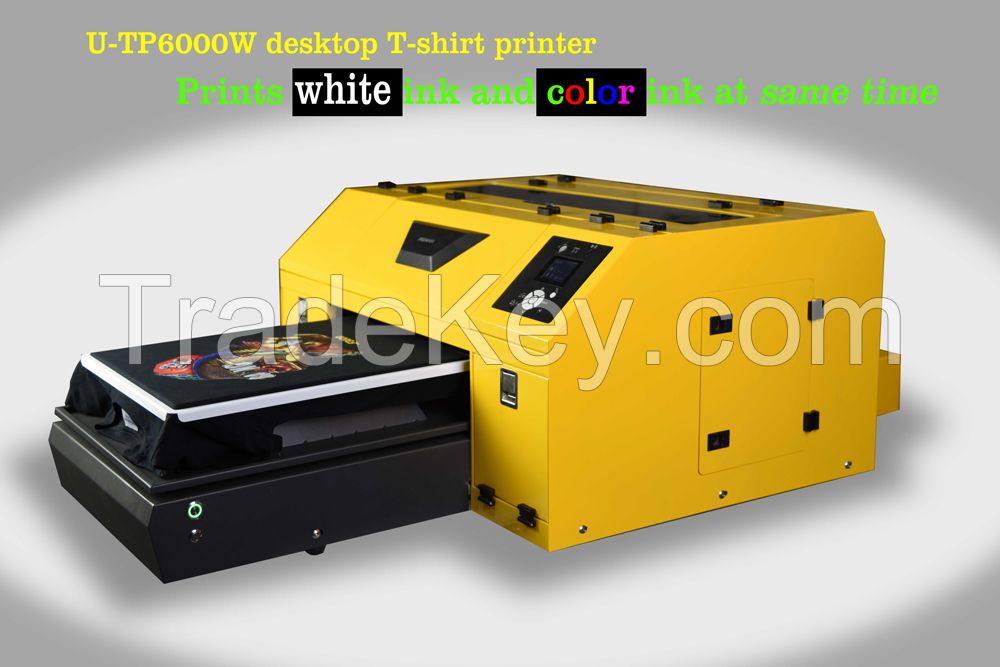 Fast digital direct to garment T-shirt printer