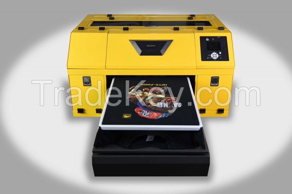 Fast digital direct to garment T-shirt printer