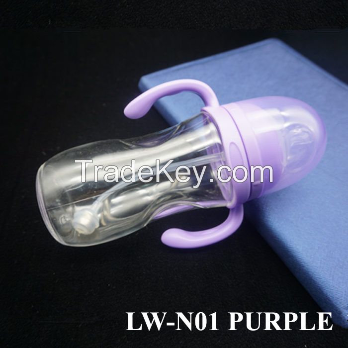 Anti-broken High Borosilicate Glass Feeding Bottle