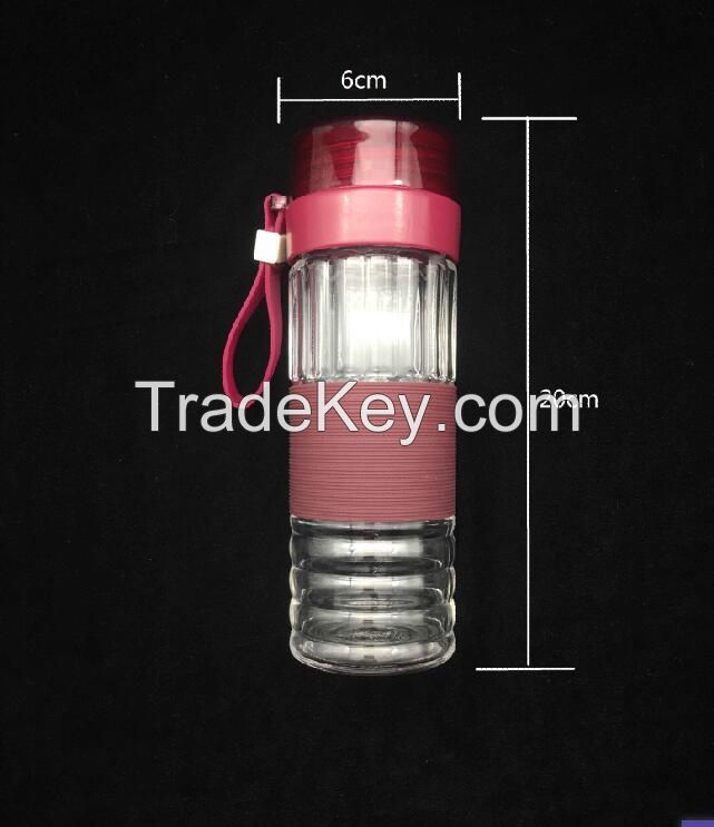 Anti-broken High Borosilicate Glass Water Bottle