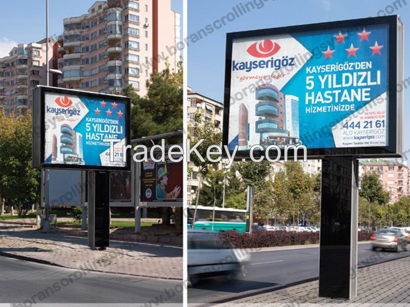 Advertising Outdoor Megalight Scroller | Light Box