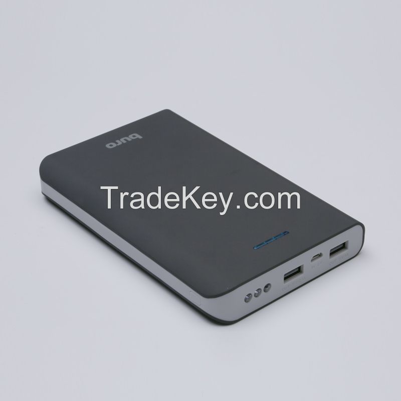High capacity 3A fast output long time portable mobile charger 25000 mah power bank