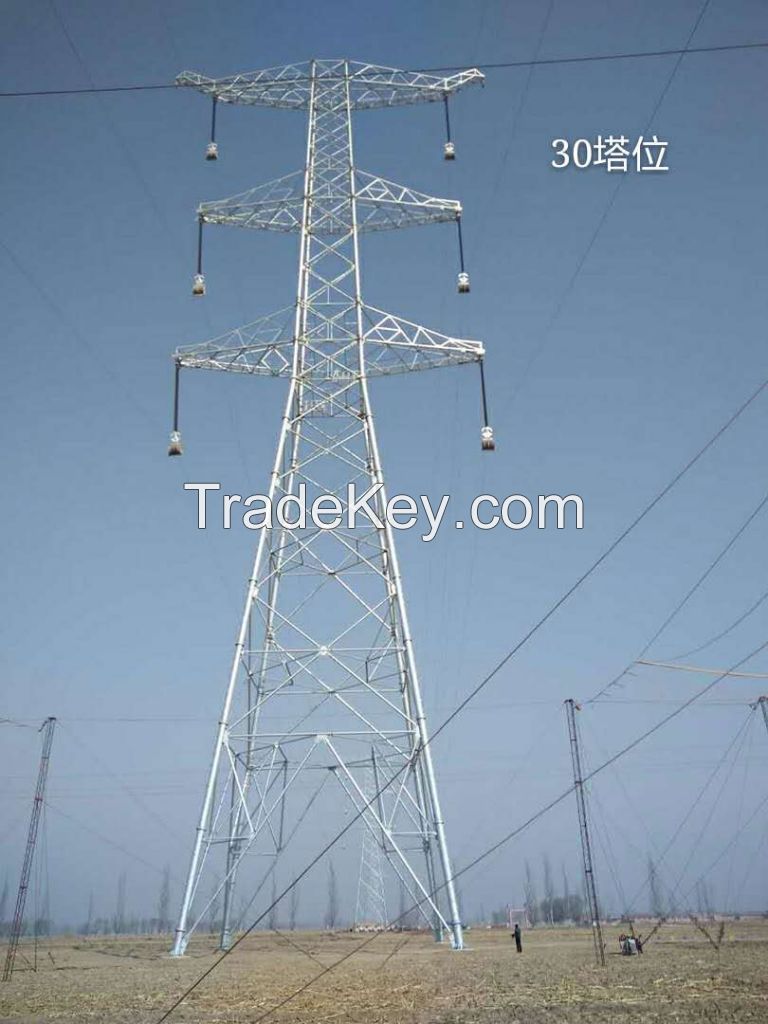 Power transmission steel tube tower