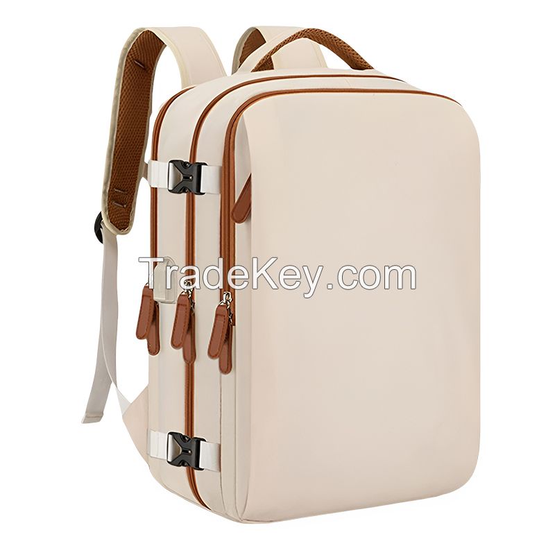 Oxford Travel Backpack with Sleeve for Luggage Handle TB0011