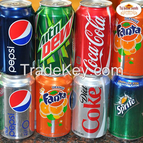 Soft Drinks with real fruit pieces
