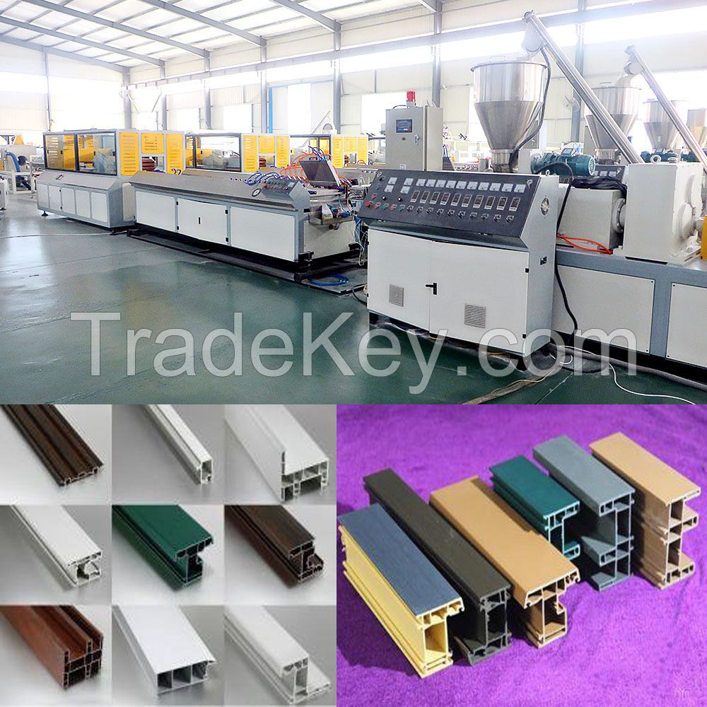 UPVC PVC window and door profile extrusion line