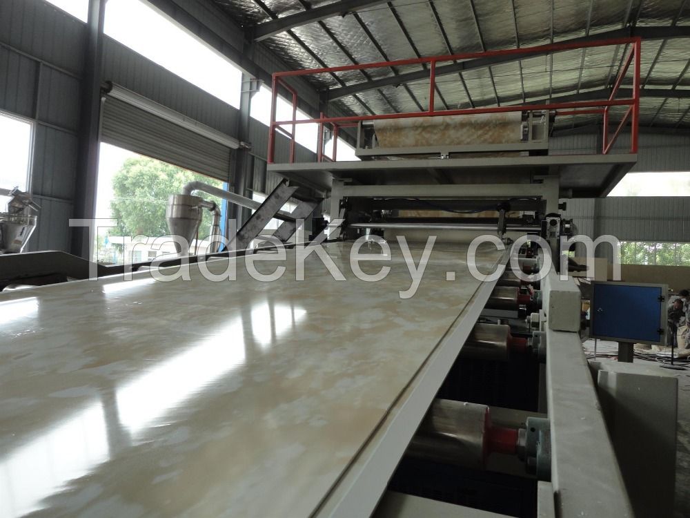 PVC marble sheet board making machine