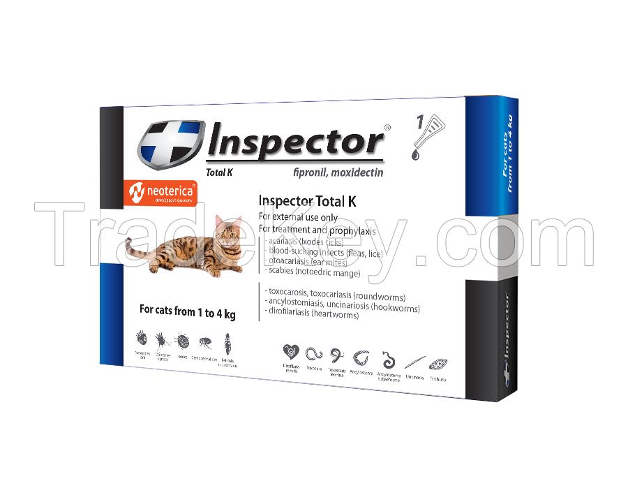 Inspector Drops for cats under 4 kg