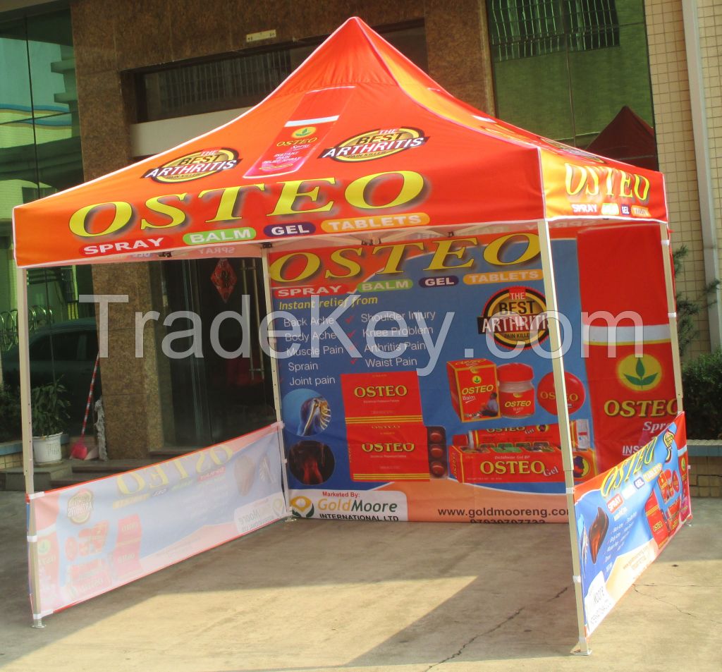 folding tent, beach tent, gazebo, aluminum frame tent, customized logo tent, pop up tent