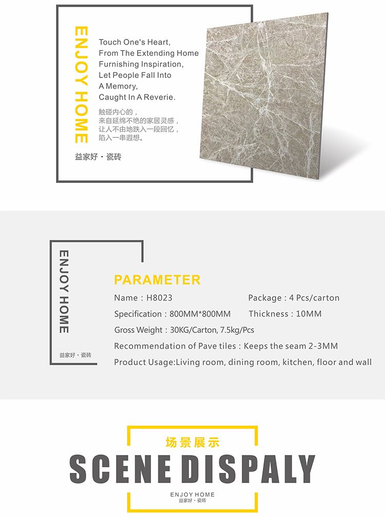 Chinese Foshan Golden Supplier Natural Marble Tiles Flooring and Wall