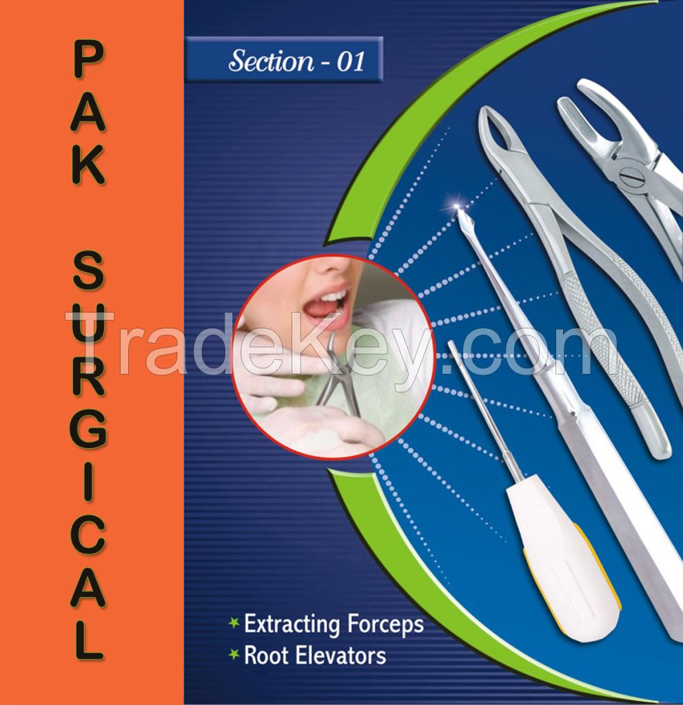 Extracting forceps Root elevator Dental instruments