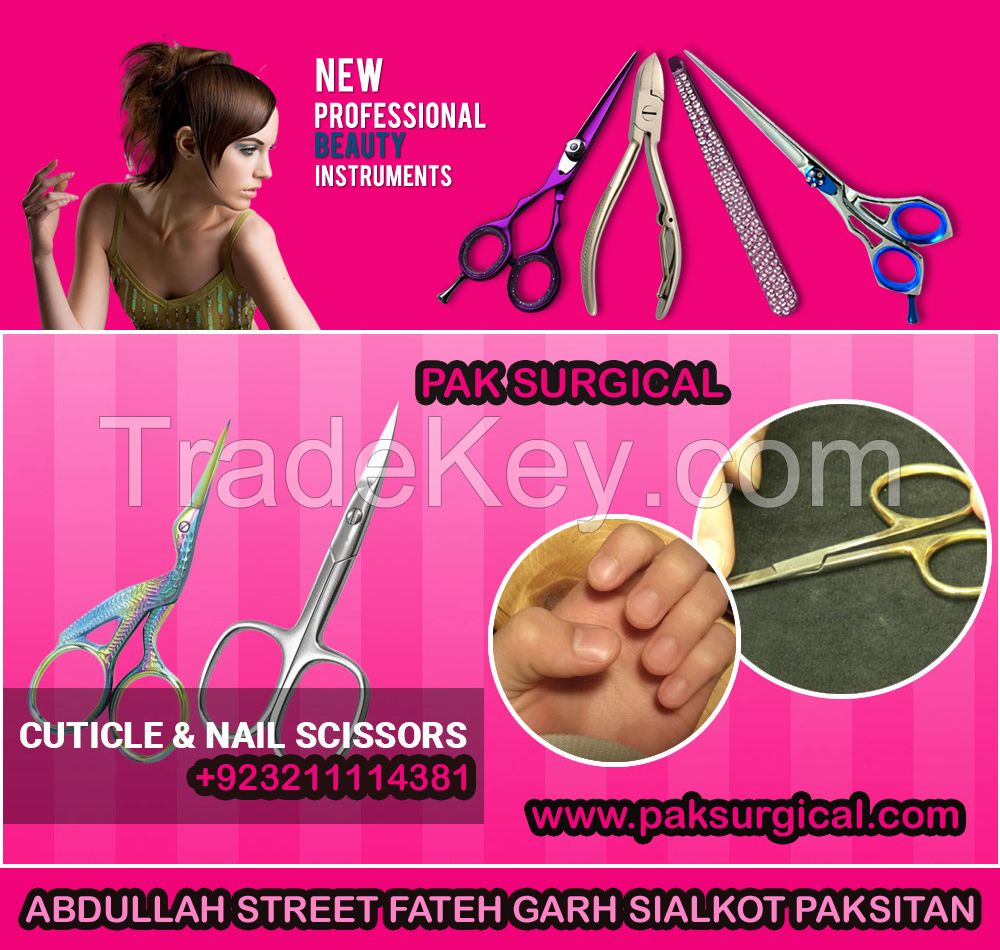 CUTICLE & NAIL SCISSORS Beauty scissors PAK SURGICAL