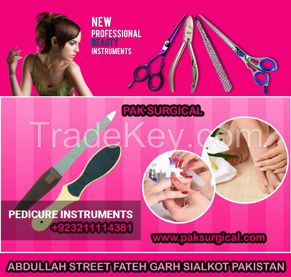 Pedicure instruments Beauty care instruments pak surgical