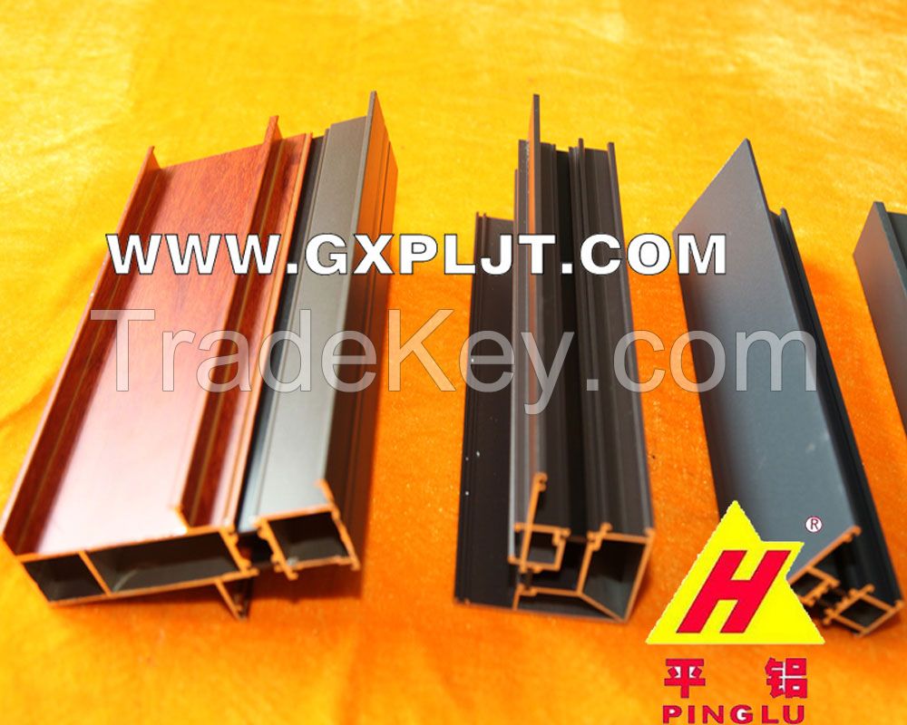 High quality extruded Electrophoresis aluminium profile material