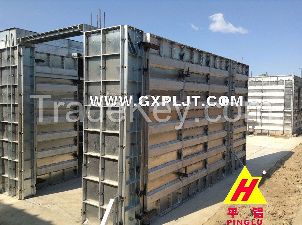 Concrete construction aluminium template formwork system