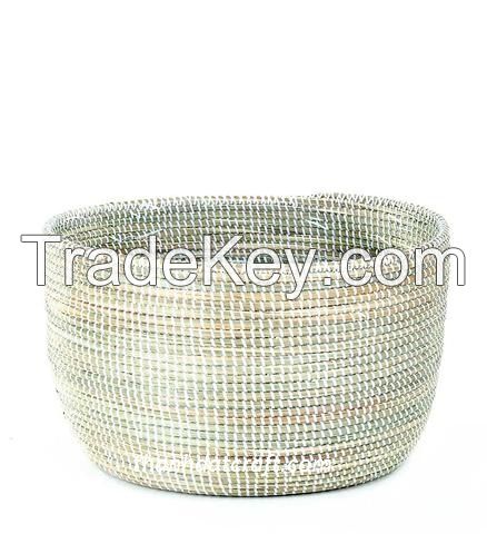 Seagrass coiled basket, storage basket best selling 2017