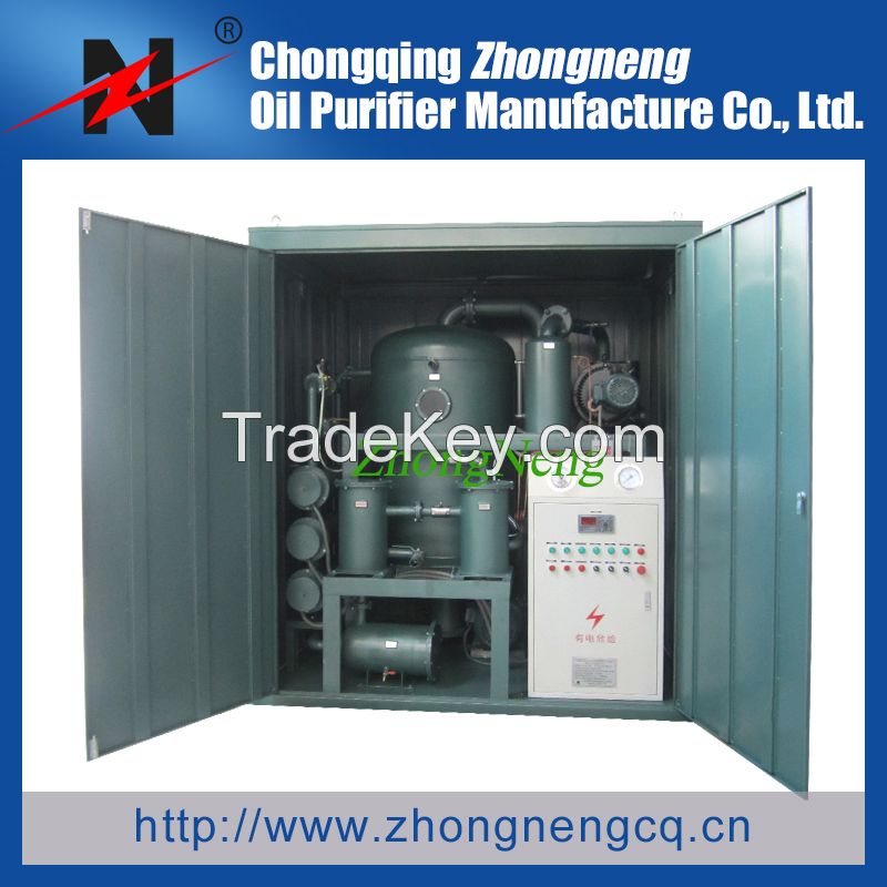 Double-Stage Vacuum Insulating Oil Regeneration Purifier Series ZYD-I T