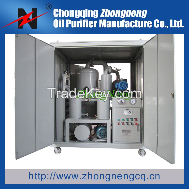 Double-Stage Vacuum Insulating Oil Regeneration Purifier Series ZYD-I T