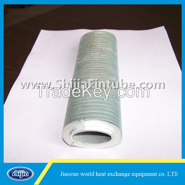 Elliptical winding finned tube