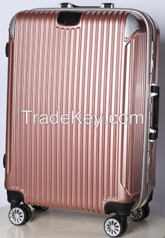 Lightweight Hard Shell Travel Cabin Suitcase With Aluminum Frame(ky412)