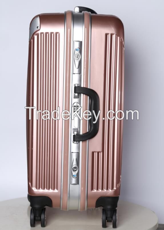 Lightweight Hard Shell Travel Cabin Suitcase With Aluminum Frame(ky412)