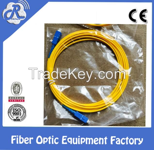 LC Sc FC Mu MTP MPO MTRJ Om3 Om4 Fiber Optic Patch Cord, Single &amp; Multimode Fiber Optical Quality