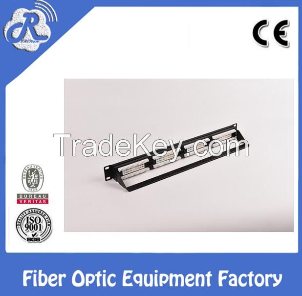 High Quality Cat5e 24 Port Patch Panel Made in China
