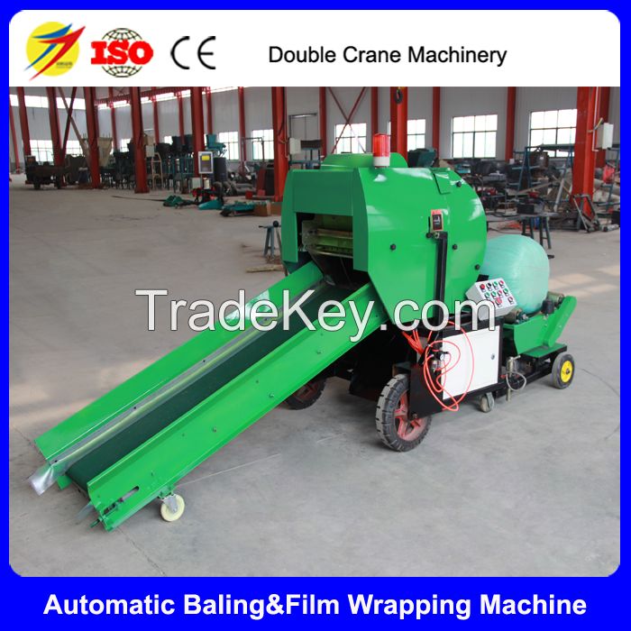 CE &amp; SGS certificated automatic corn silage baler machine