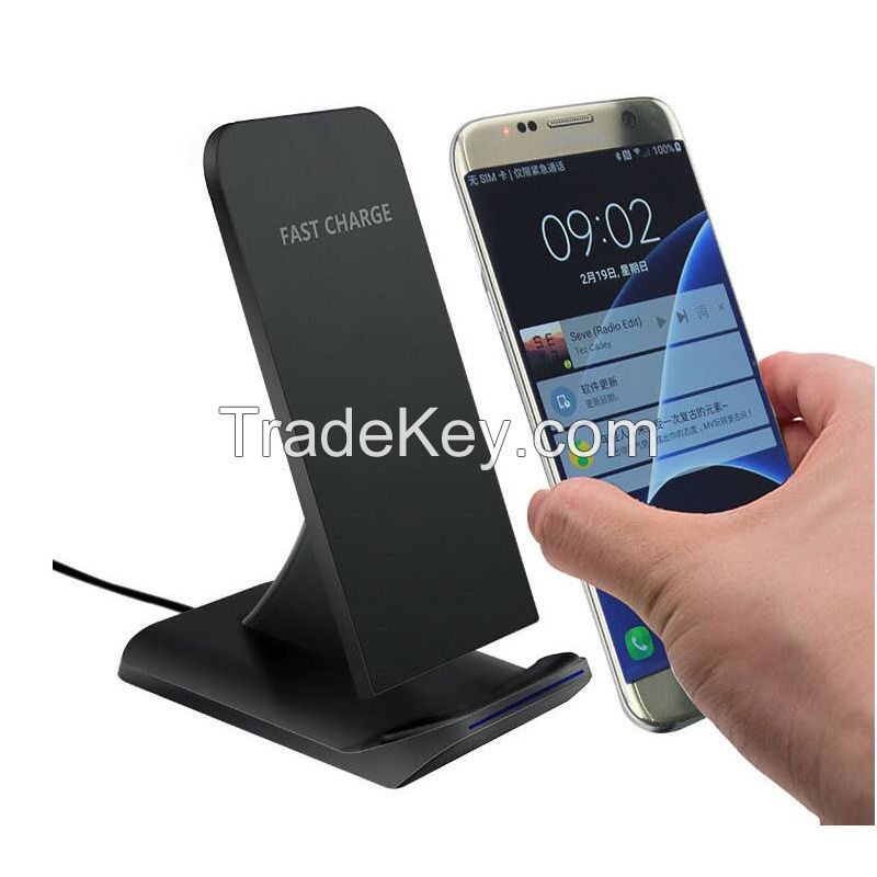 United Kingdom Best Selling Qi Fast Wireless Charger Fast Wireless Charging Stand for Samsung for Nokia for HTC for LG