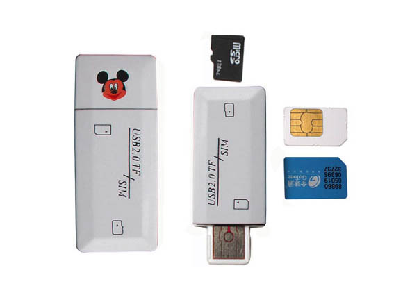 TF+SIM Card Reader SD02Q