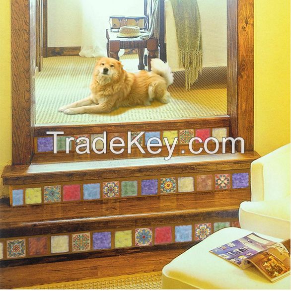 Best Selling Handmade Wavy Edge Flower Ceramic Mexican Floor Tile