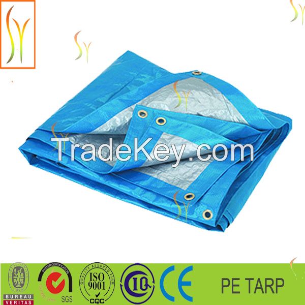 Blue Tarp Blue Waterproof Poly Tarp Medium Duty Polyethylene Tarp