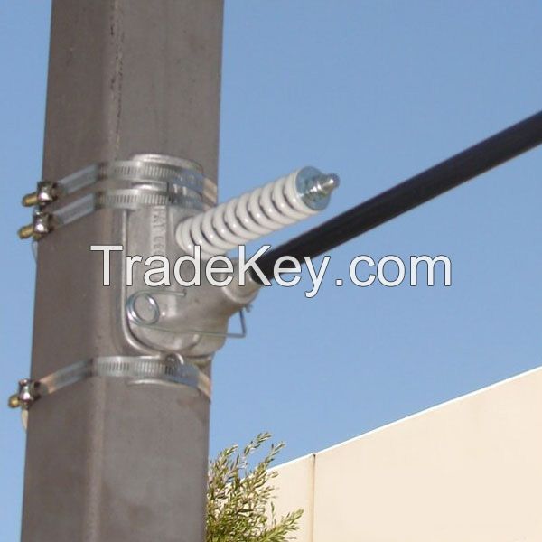 Street Pole Spring-loaded Banner Brackets Advertising Hardware On