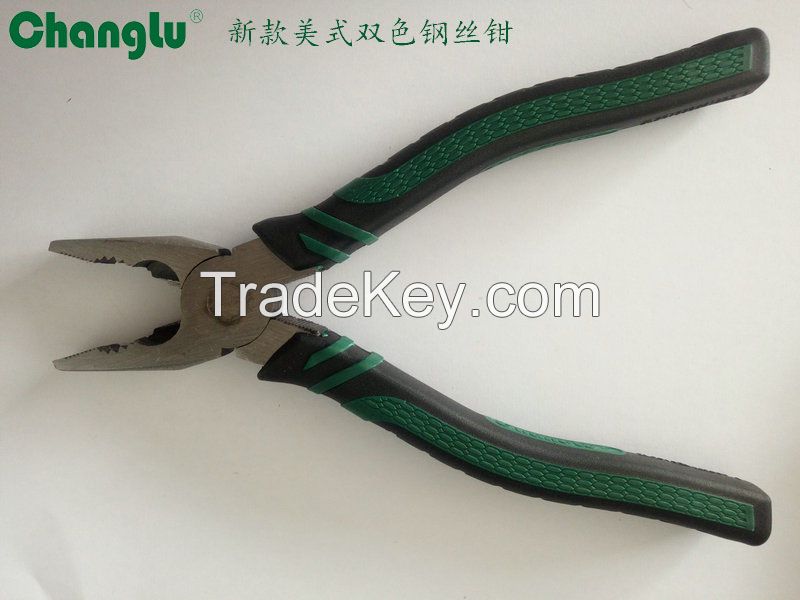 USA type combination pliers cutting pliers 8"