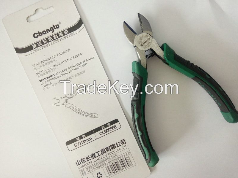 carbon steel USA type diagonal pliers cutting pliers 6&amp;quot;