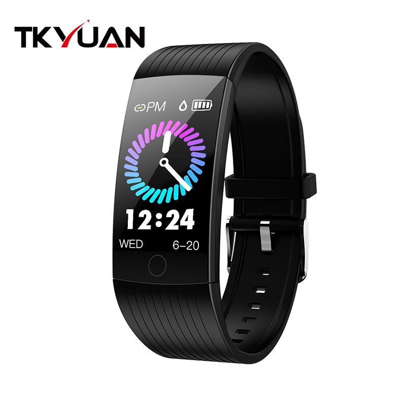 Q18 Smart Bracelet 1.14 Inch Color Screen Fitness Tracker SmartBand Waterproof Heart Rate Blood Pressure Monitor Fitness Wristband