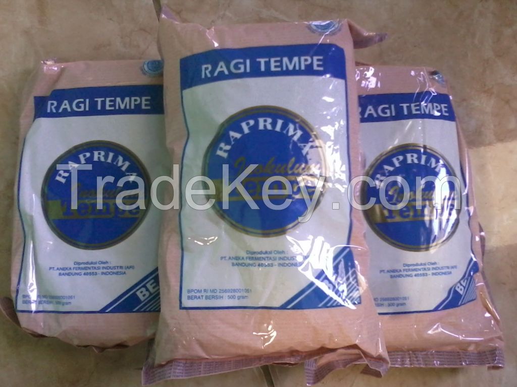 Ragi Tempeh Tempe Starter Type Raprima Inokulum Rhizopus Oligosporus Powder