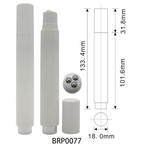 8ml Cosmetic Liquid Essence Tube With Roll On Balls