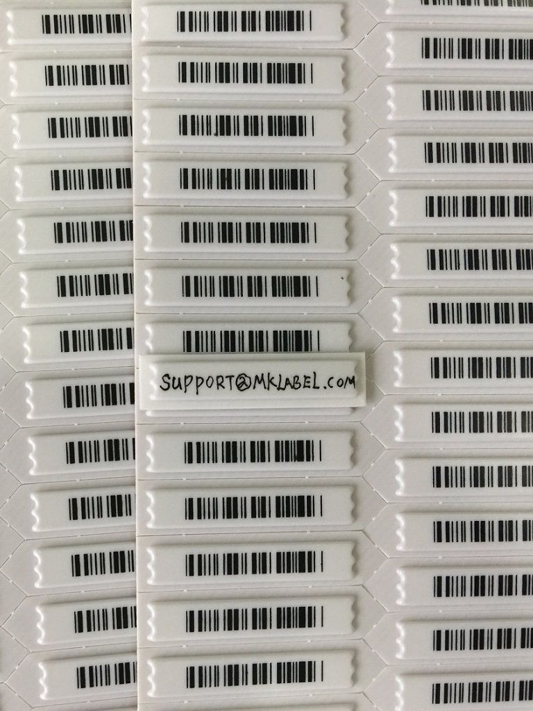 White Barcode Store Shop