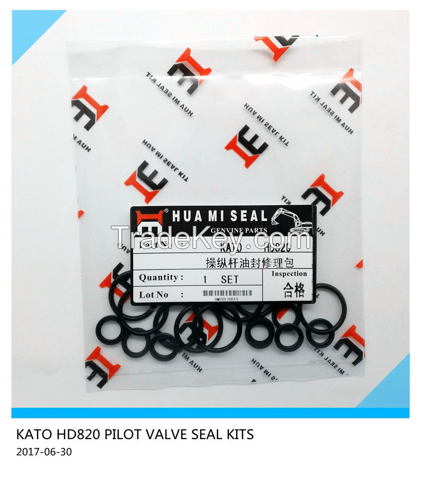 Pilot valve oil seal kits