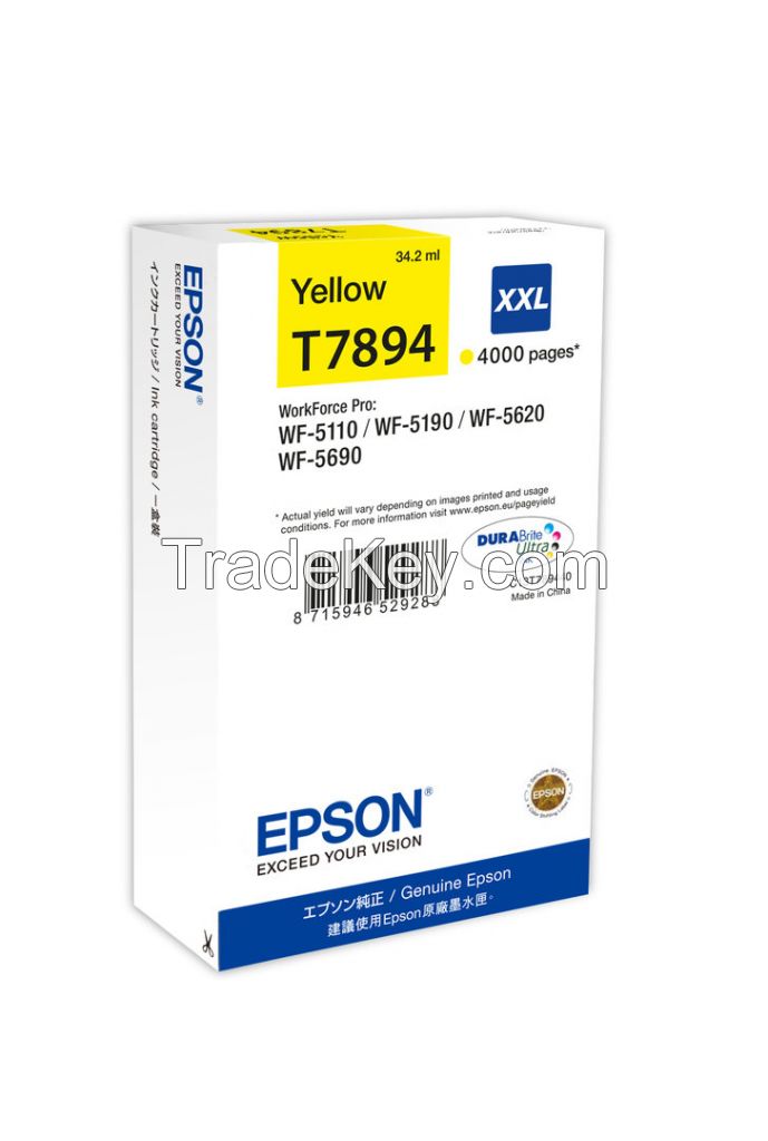 Ink Epson yellow T7894 | 34 ml | WF-5110DW/WF-5190DW/WF-5620DWF/WF-5690DWF