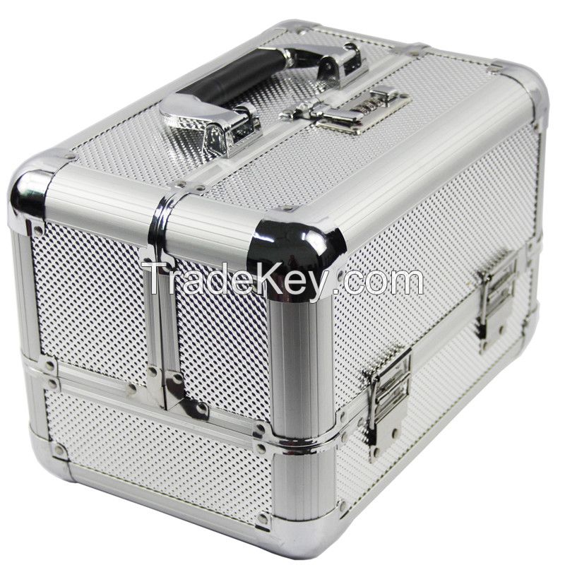 5# Hot sale Aluminum makeup vanity cosmetic case