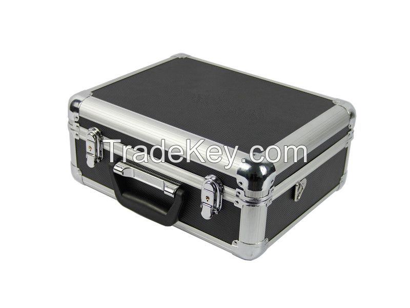 Hard tool carrying case storage box aluminum briefcase tool case JH537