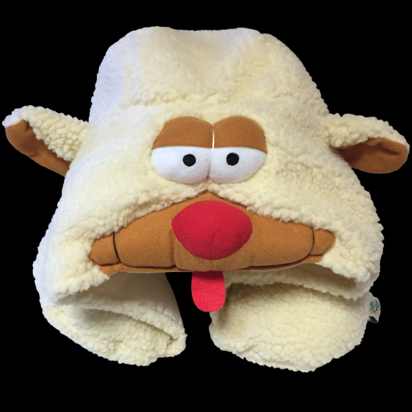 Organic Toys Travel neck pillow with hood "Cat"