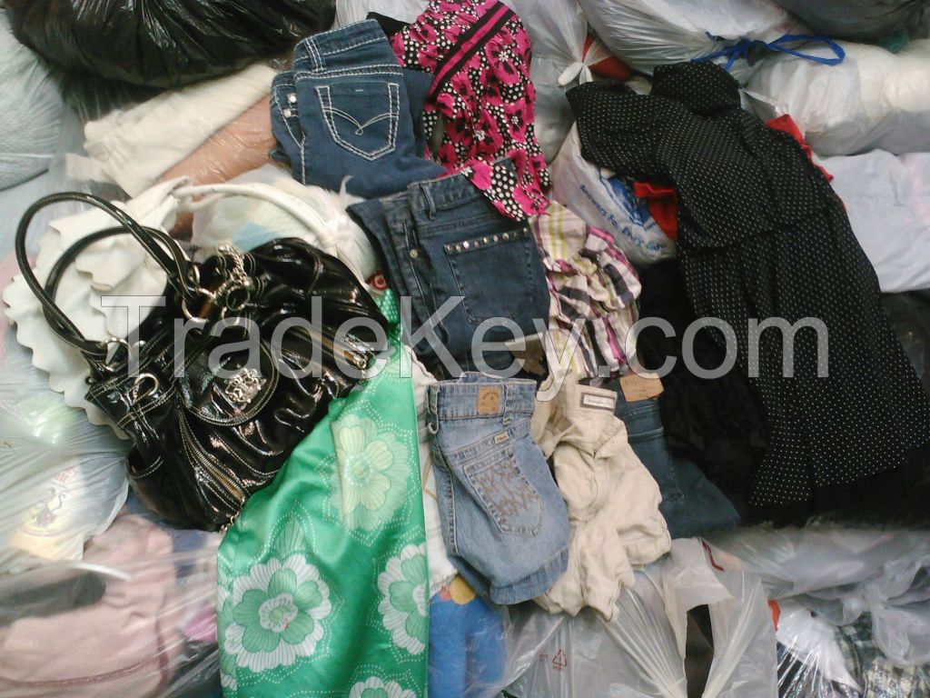 Used Clothing Mixed Rags, Shoes, Credential clothing, thrift items, 