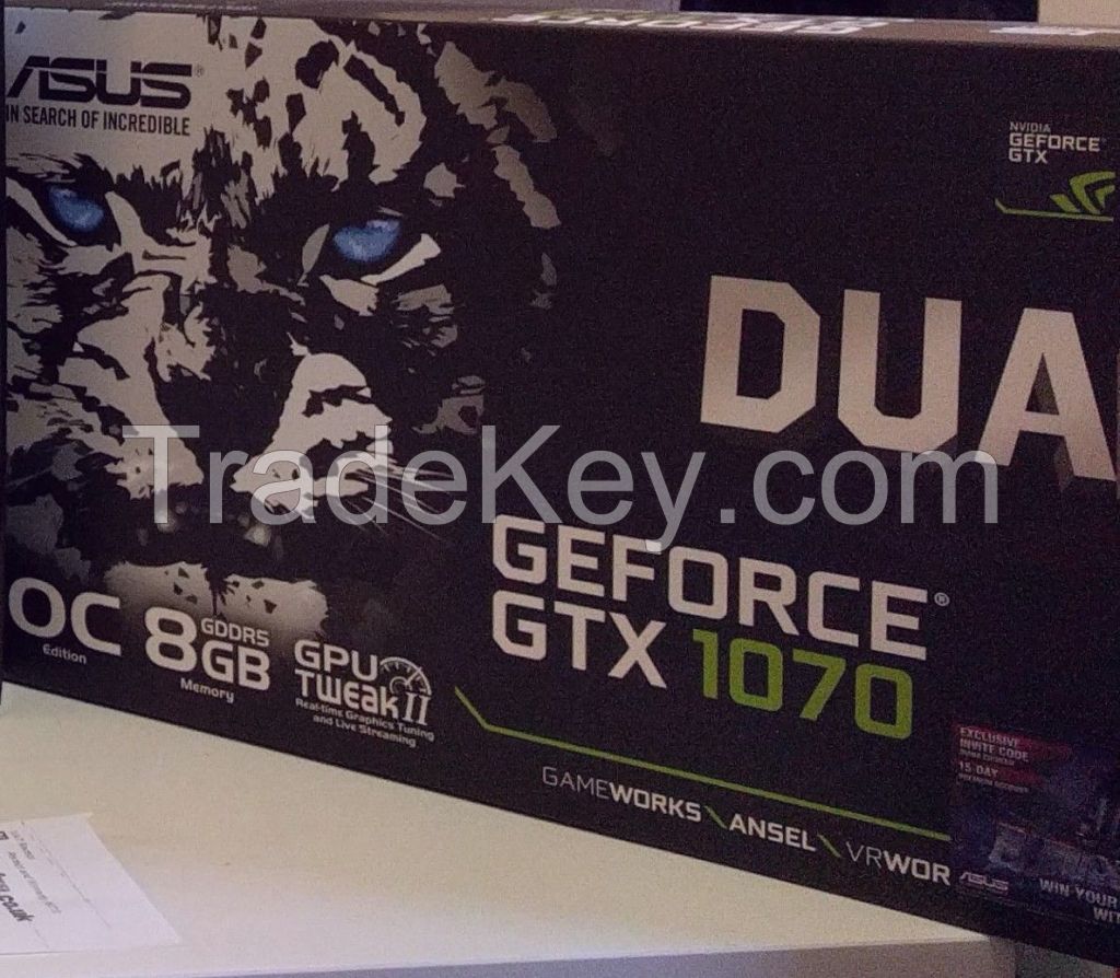 ASUS GeForce GTX 1070 DUAL OC 8GB GDDR5 Graphics Card DUAL-GTX1070-O8G